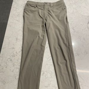 Lululemon ABC pants Riverstone Slim Warpstreme 28x32